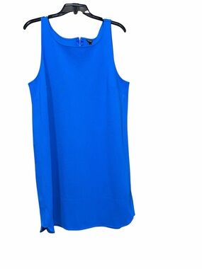Ann Taylor Sleeveless Dress in Electric Blue